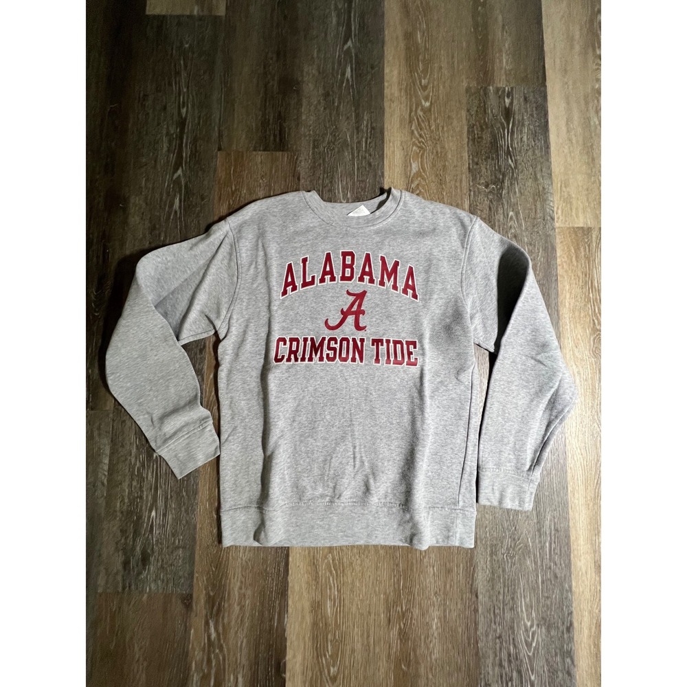 Russell Alabama Crimson Tide Mens Medium Gray Excellent Pullover